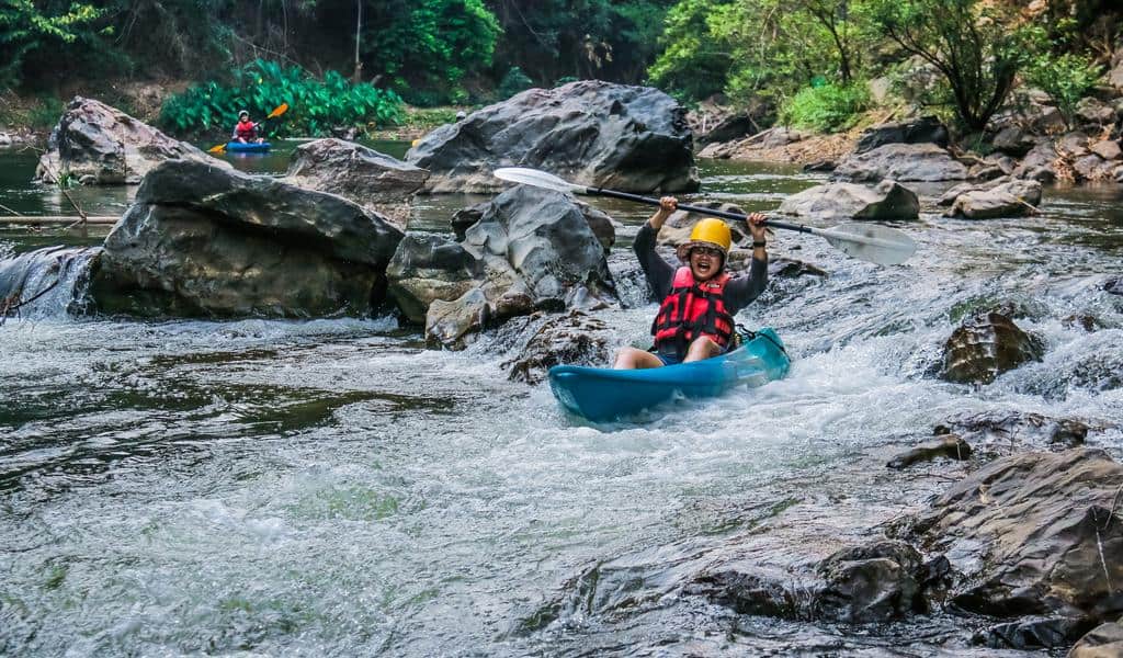 White-water Kayakers - Mae Taeng, Chiang Mai